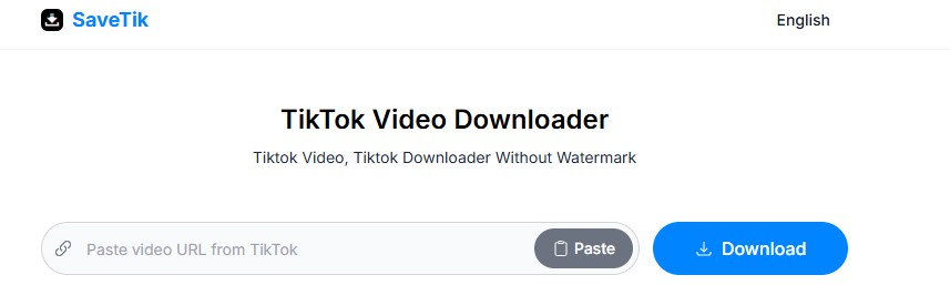 Use Savetik to download video Douyin